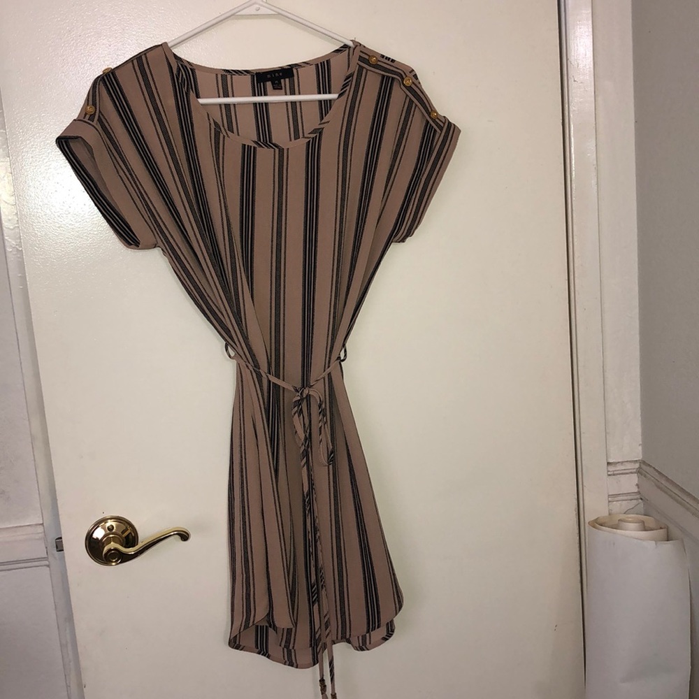 Dress Sheer With Tie String in Front